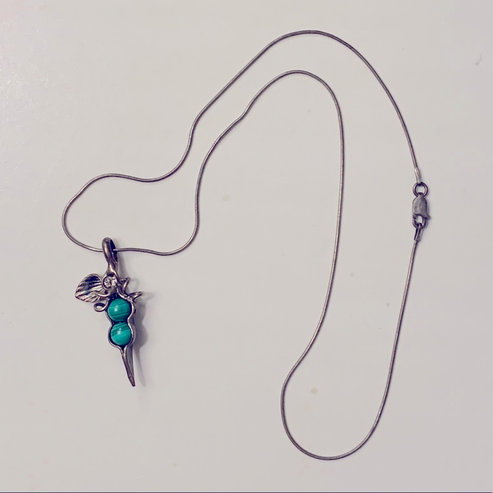 Two Peas in a Pod Necklace